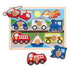 Educational Vehicles Jumbo Knob Puzzle - 8 pieces