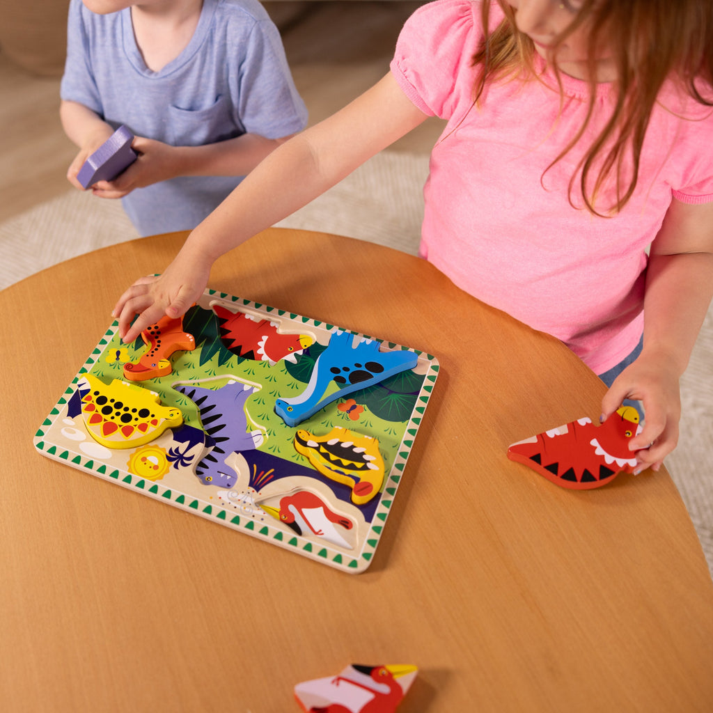 Educational Dinosaurs Chunky Puzzle - 7 Pieces