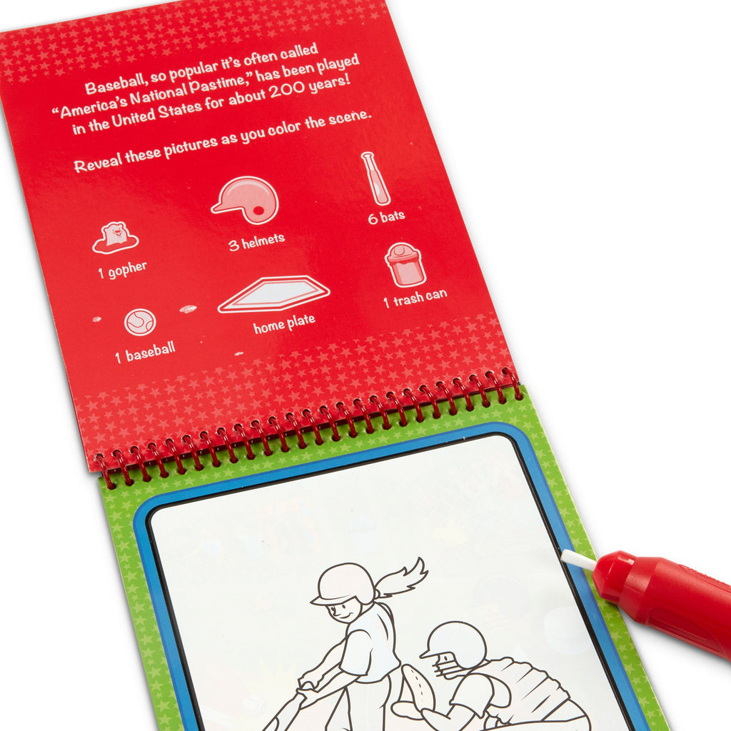 Educational On the Go Water WOW Water-Reveal Activity Pad Sports