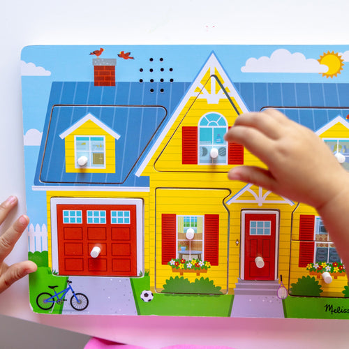 Educational Around the House Sound Puzzle - 8 Pieces