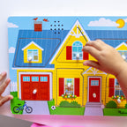 Educational Around the House Sound Puzzle - 8 Pieces