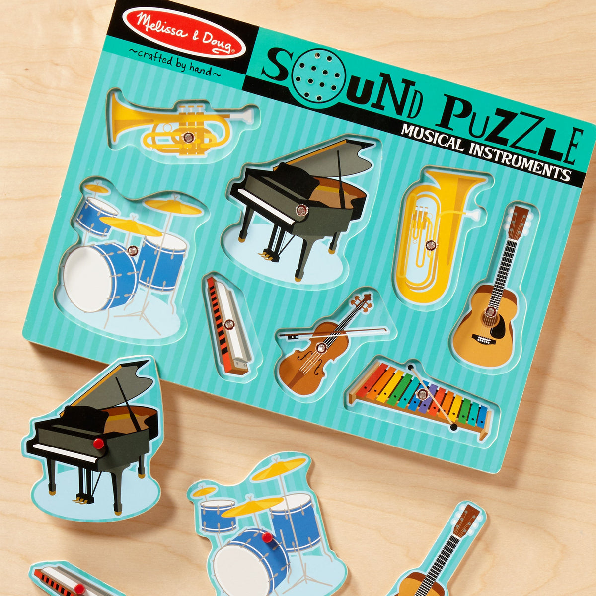 Educational Musical Instruments Sound Puzzle - 8 Pieces