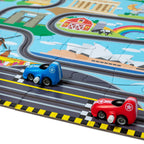 Educational Race Around the World Tracks Floor Puzzle - 48 Pieces