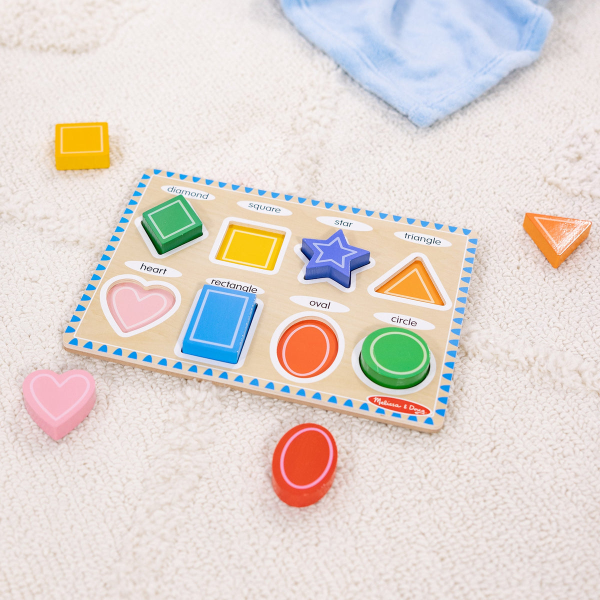 Educational Shapes Chunky Puzzle - 8 Pieces