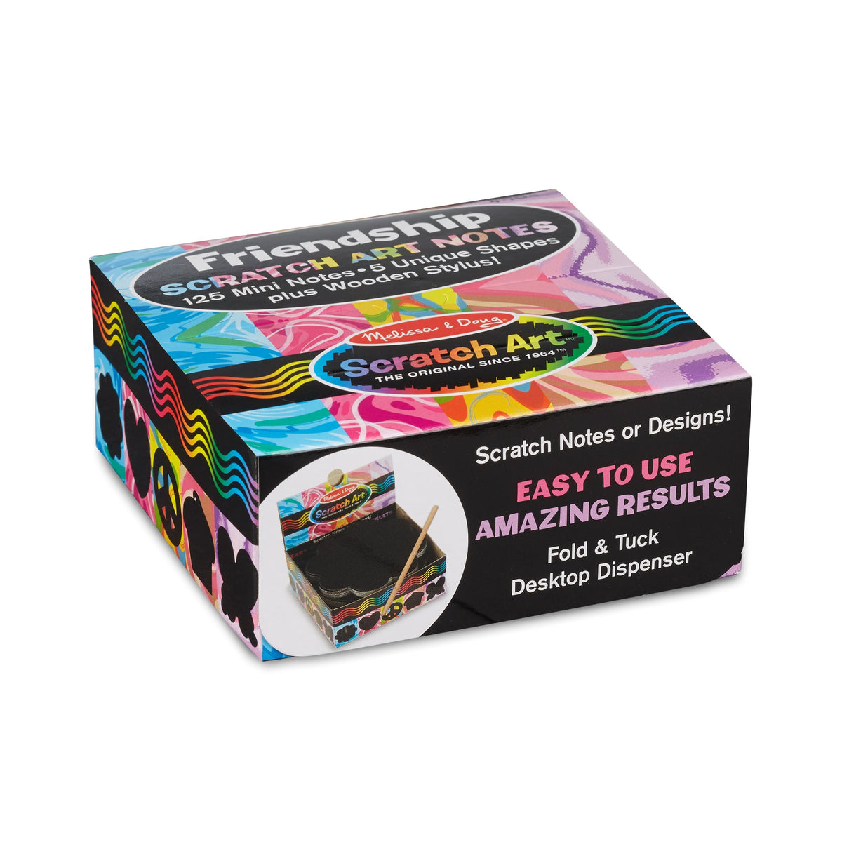 Educational Scratch Art Box of Friendship Notes