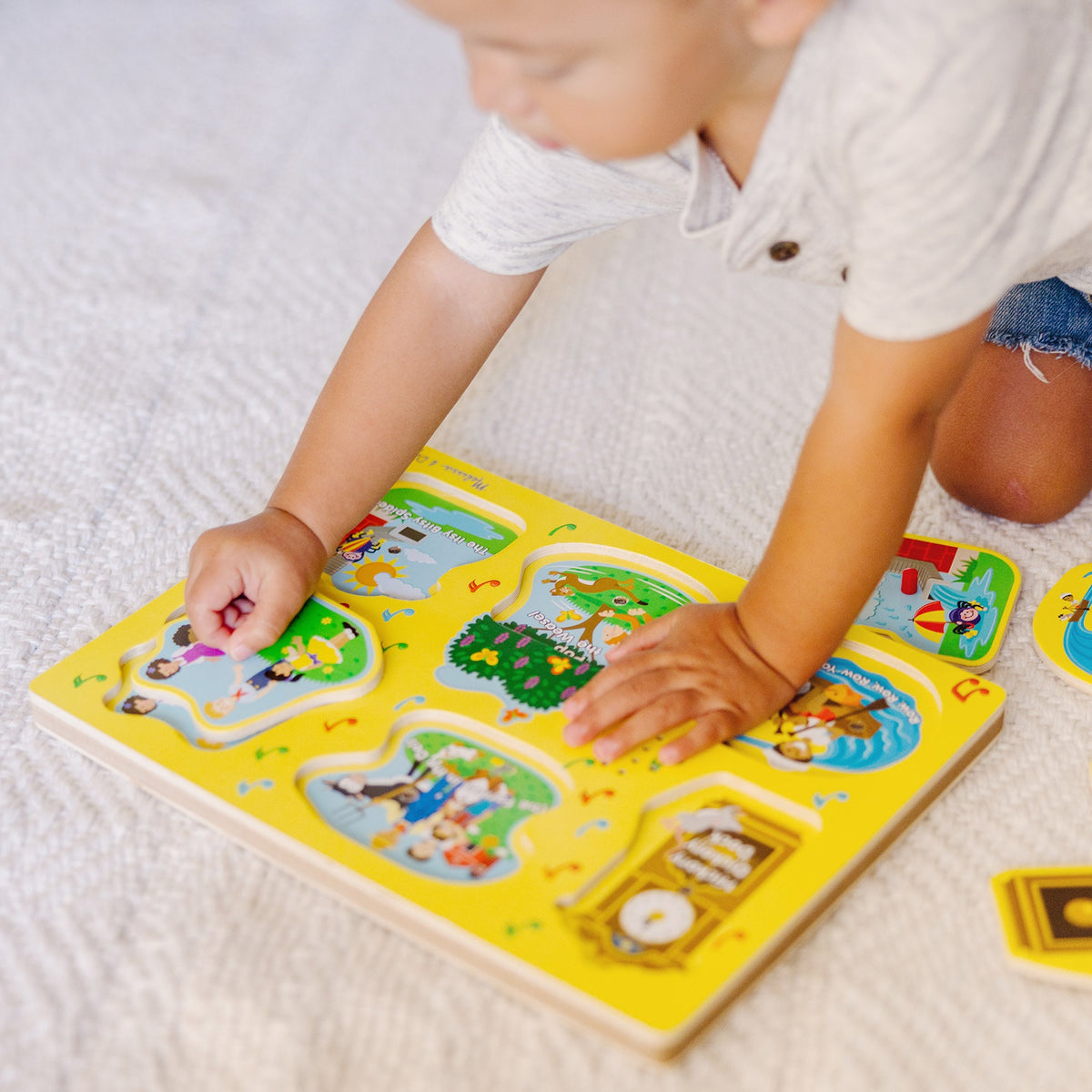 Educational Nursery Rhymes 1 Sound Puzzle - 6 PIeces