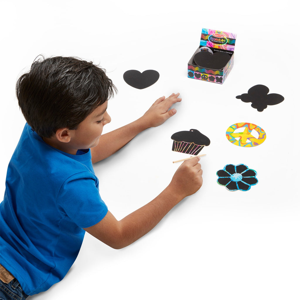 Educational Scratch Art Box of Friendship Notes