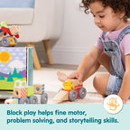 Educational Blockables Vehicles Play Set