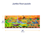 Educational Land of Dinosaurs Floor Puzzle - 48 Pieces