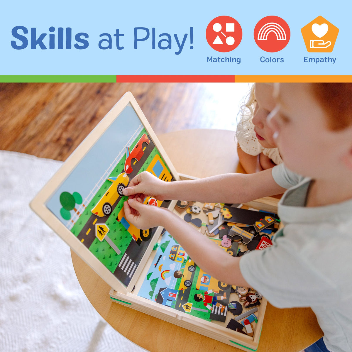 Educational Magnetic Matching Picture Game