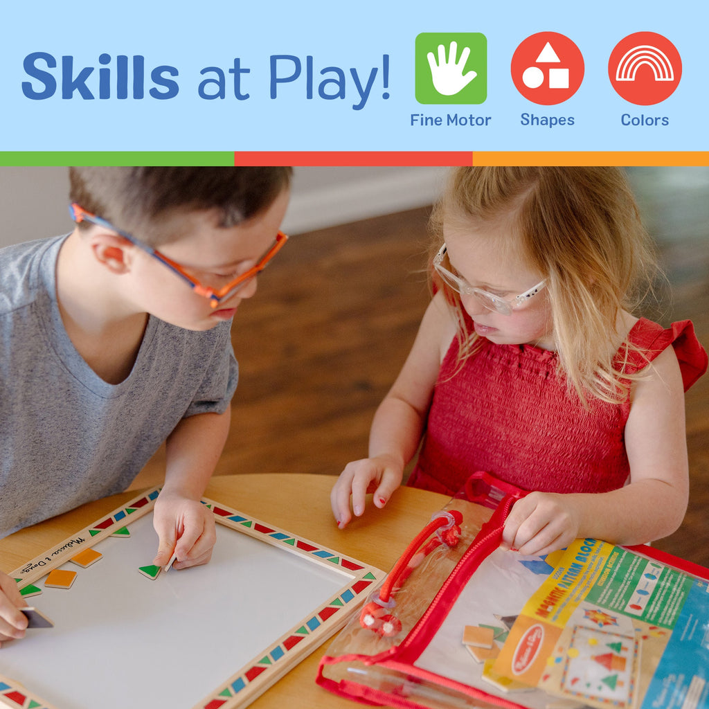 Educational Wooden Magnetic Pattern Block Kit