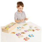 Educational Self-Correcting Letter Puzzles