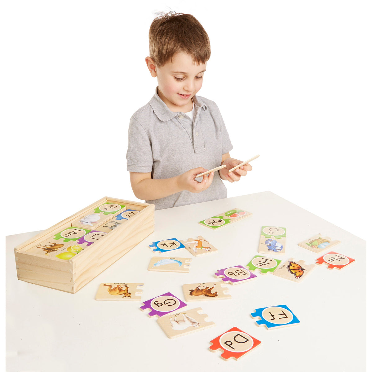 Educational Self-Correcting Letter Puzzles