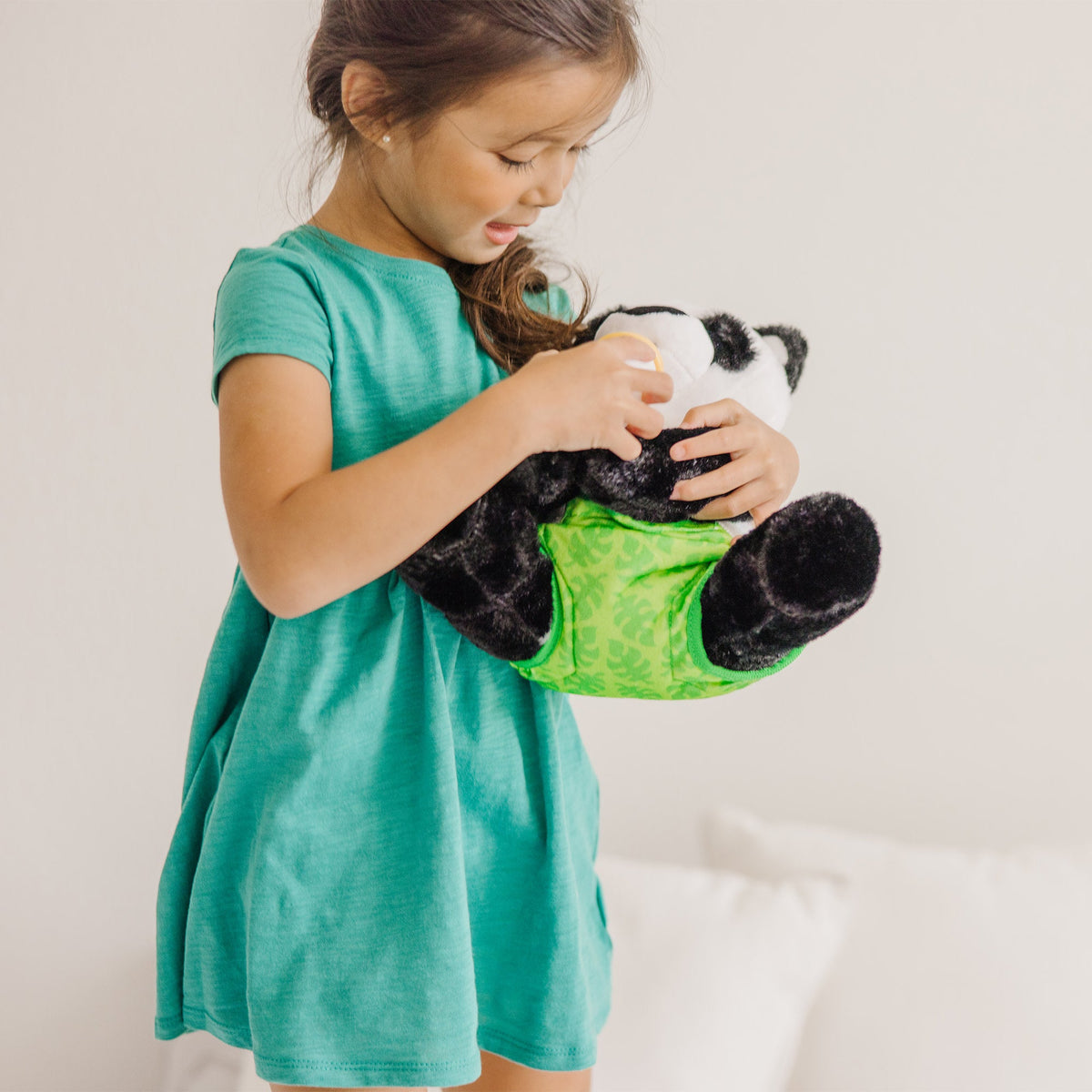 Educational Baby Panda Stuffed Animal