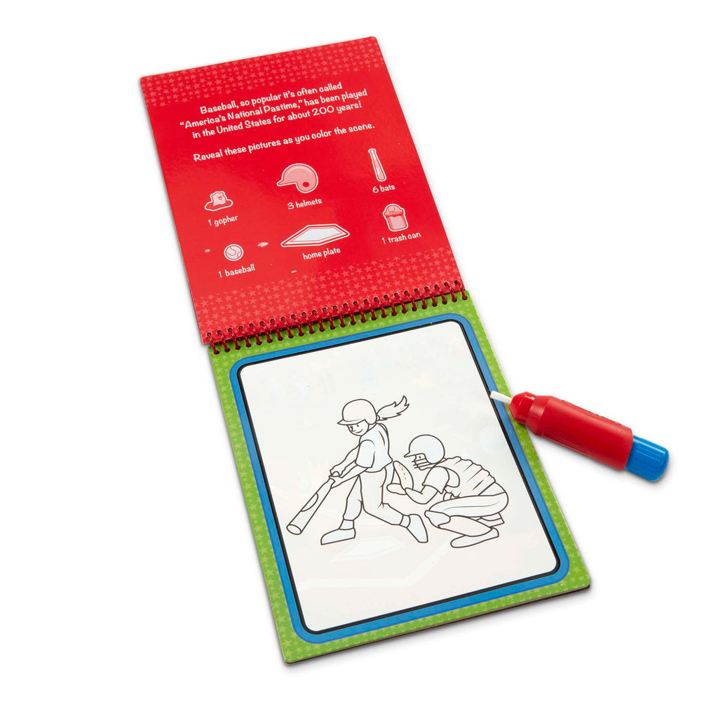 Educational On the Go Water WOW Water-Reveal Activity Pad Sports