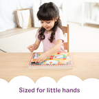 Educational Happy Hens Push to Pop Puzzle