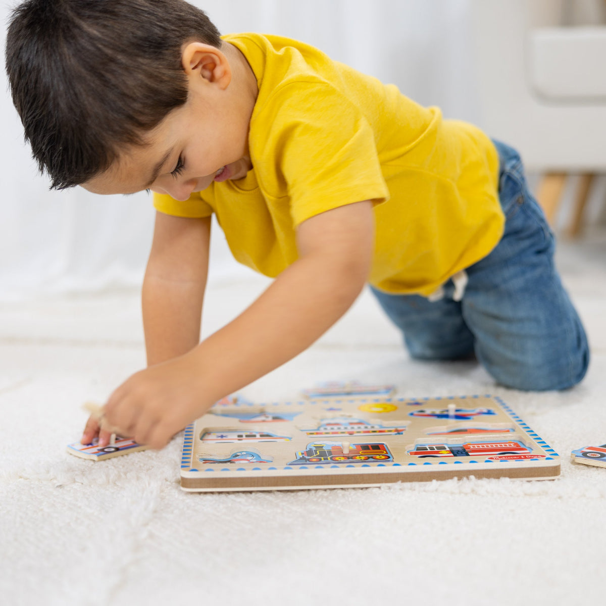 Educational Vehicles Sound Puzzle - 8 Pieces