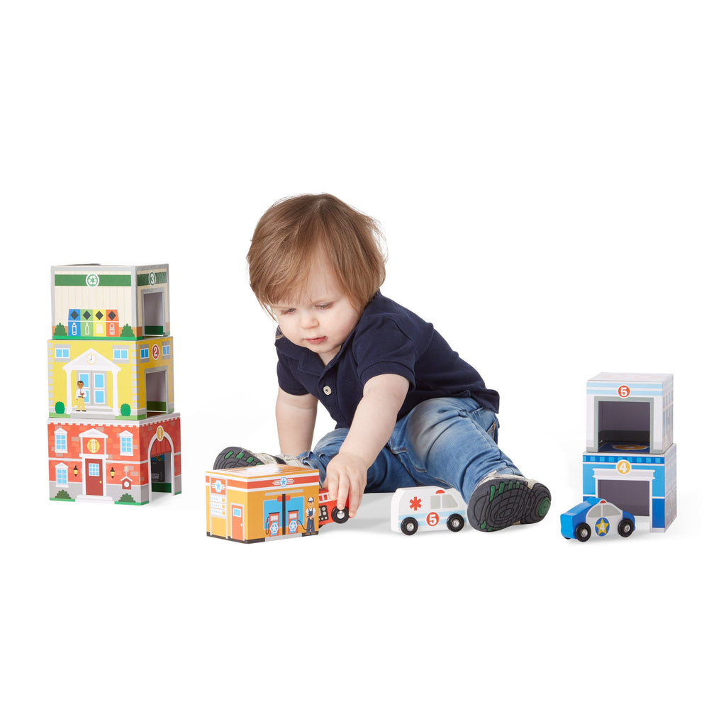 Educational Nesting & Sorting Buildings & Vehicles