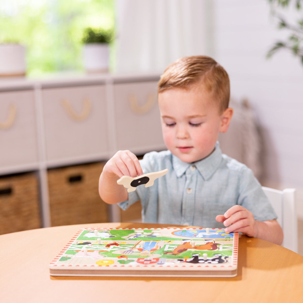 Educational Old MacDonalds Farm Song Puzzle - 8 Pieces