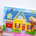 Educational Around the House Sound Puzzle - 8 Pieces