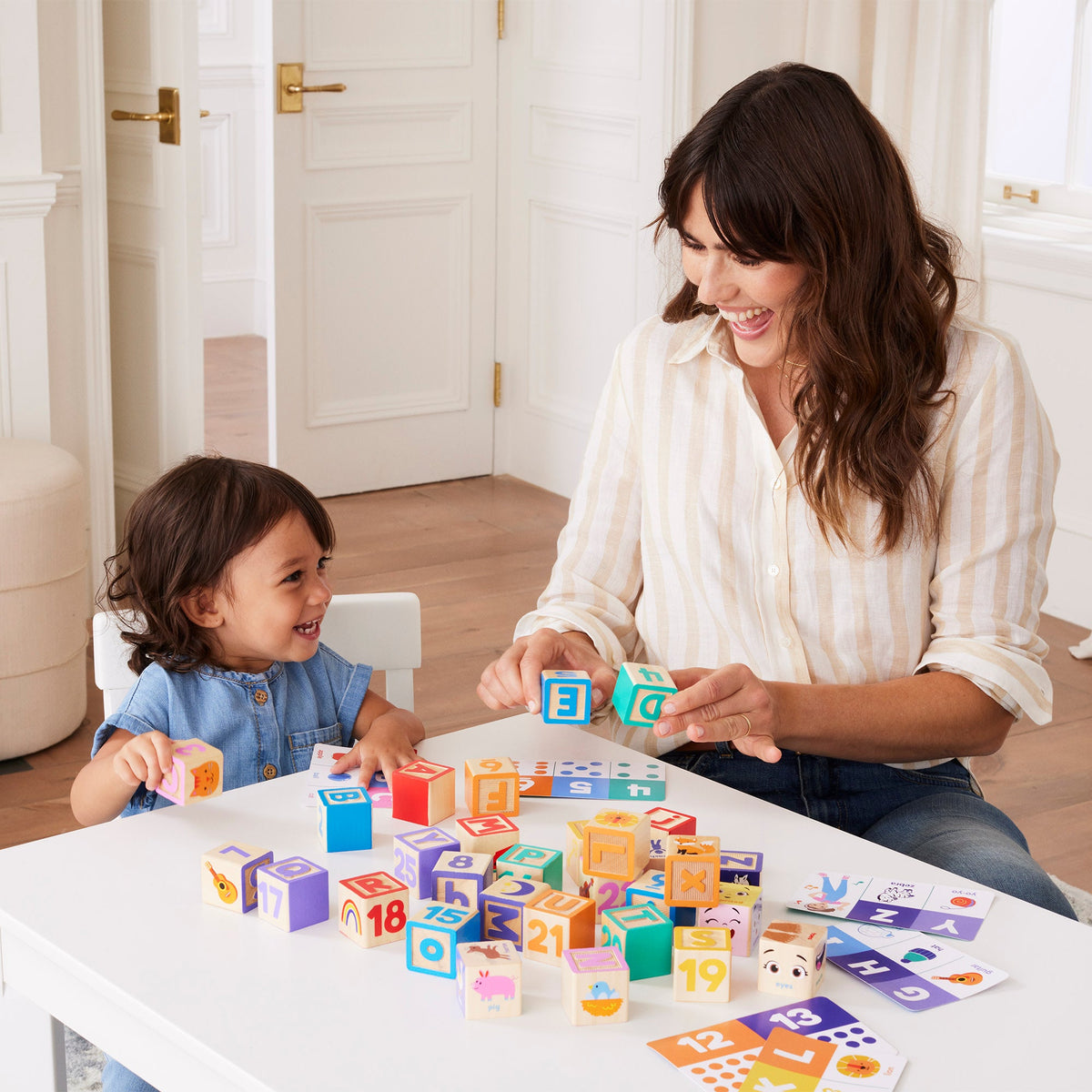 Educational Ms. Rachel Wooden Learning Blocks