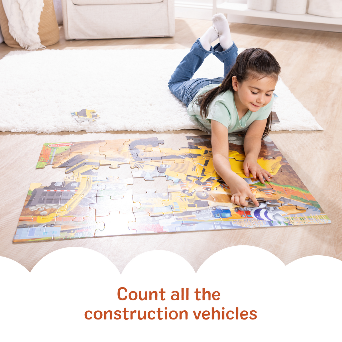 Educational Building Site Floor Puzzle - 48 Pieces