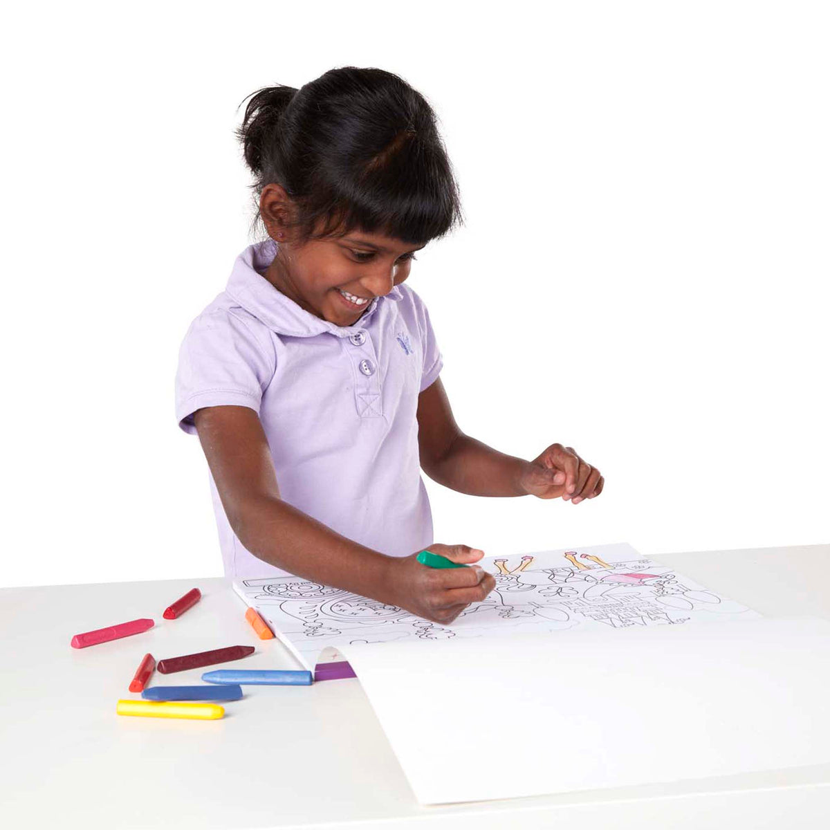 Educational Princess Fairy Animals & More Coloring and Sticker Pad Bundle