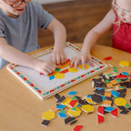 Educational Wooden Magnetic Pattern Block Kit