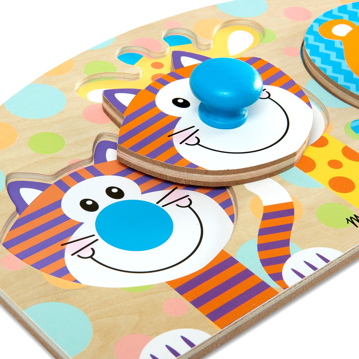 Educational Safari Jumbo Peg Puzzle - 3 Pieces