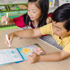 Educational Game On Wipe-Off Activity Pad - On the Go Travel Activity