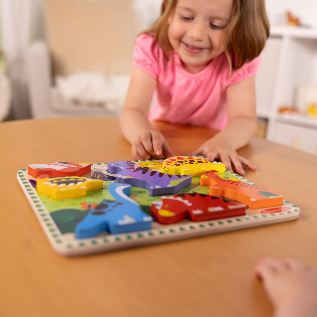 Educational Dinosaurs Chunky Puzzle - 7 Pieces