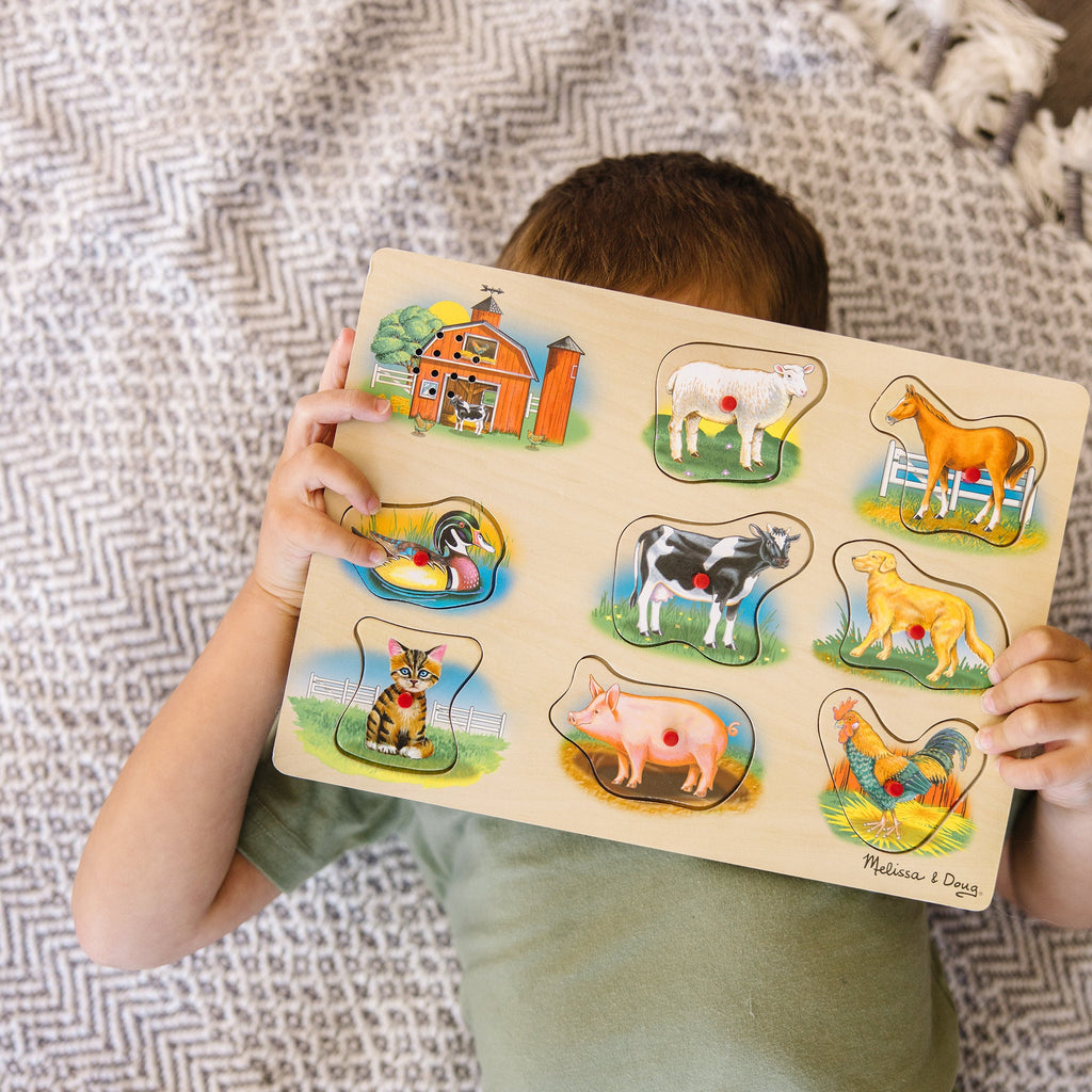 Educational Farm Sound Puzzle - 8 Pieces