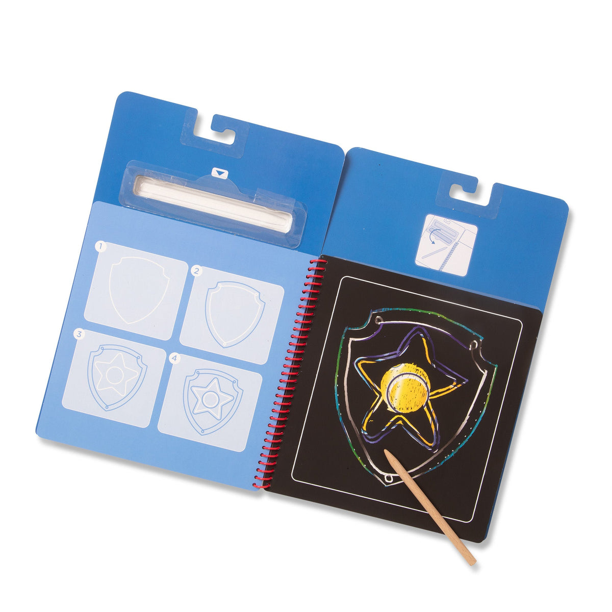 Educational PAW Patrol Scratch Art Pad - Chase