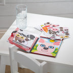 Educational Make-a-Face Farm Reusable Sticker Pad On the Go Travel Activity
