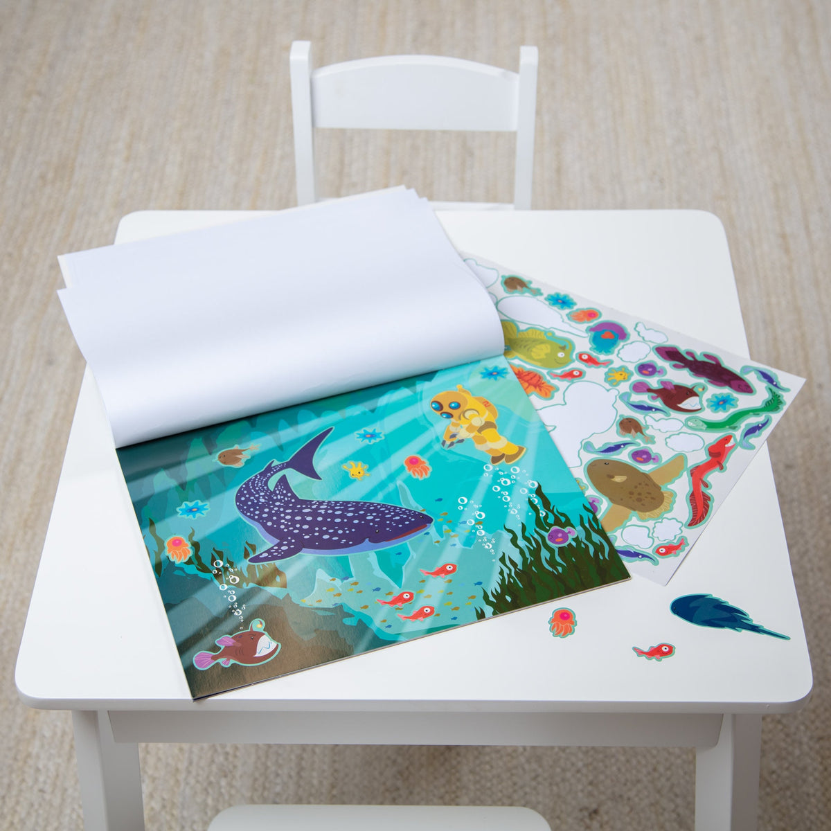 Educational Reusable Sticker Pad - Under the Sea
