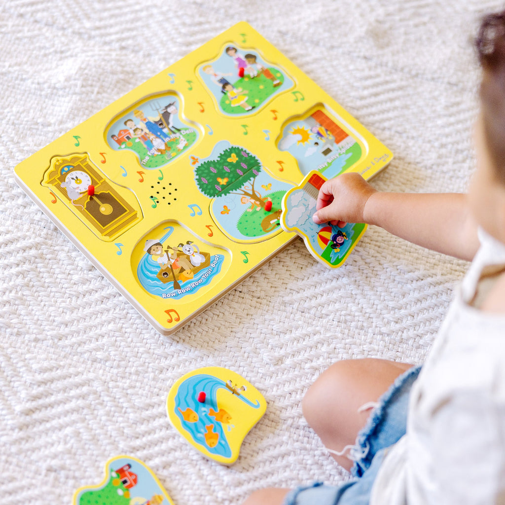 Educational Nursery Rhymes 1 Sound Puzzle - 6 PIeces
