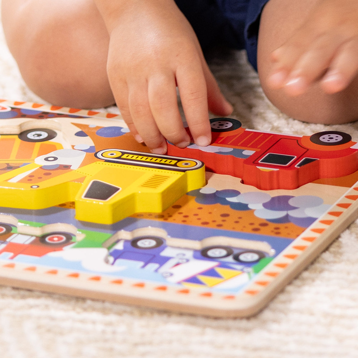 Educational Construction Chunky Puzzle - 6 Pieces