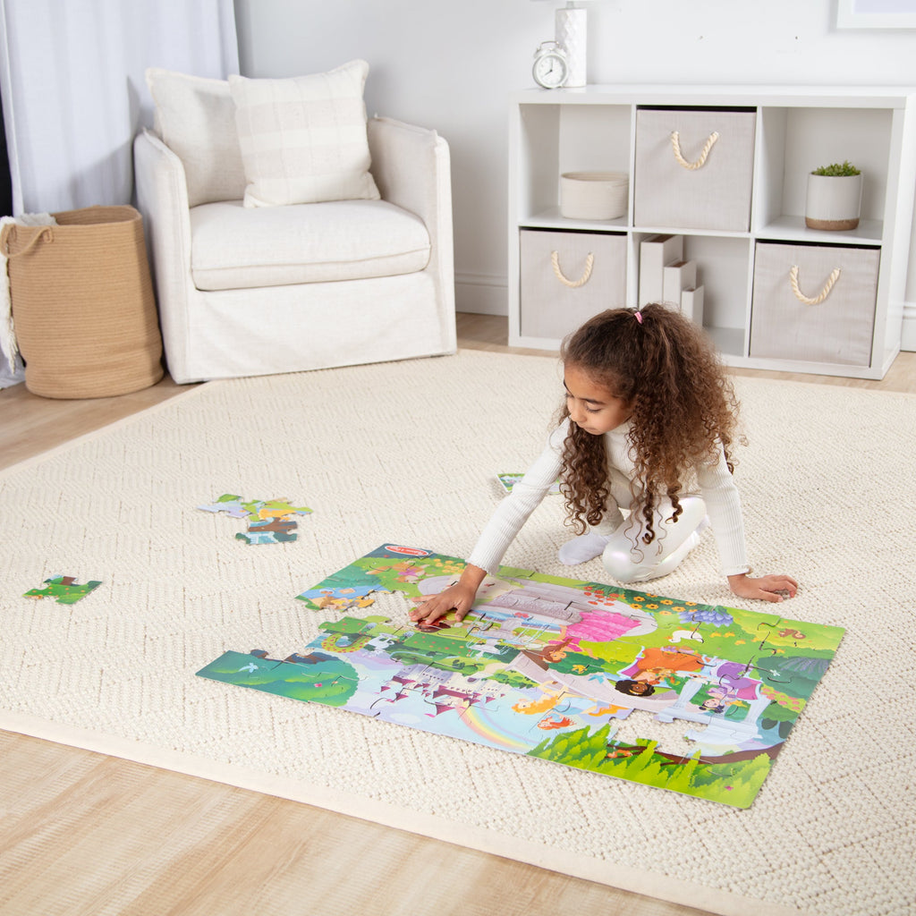 Educational Fairy Tale Castle Floor Puzzle - 48 Pieces