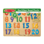 Educational Numbers Sound Puzzle - 21 Pieces