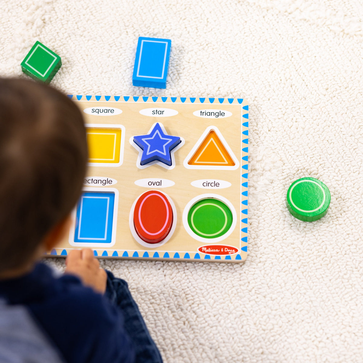 Educational Shapes Chunky Puzzle - 8 Pieces