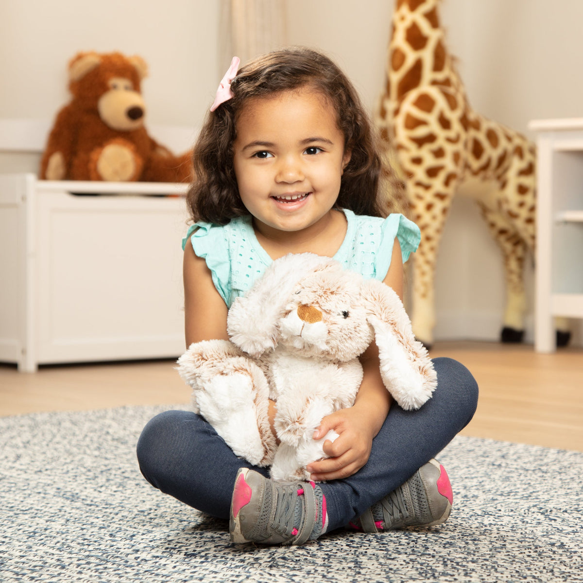 Educational Burrow Bunny Rabbit Stuffed Animal