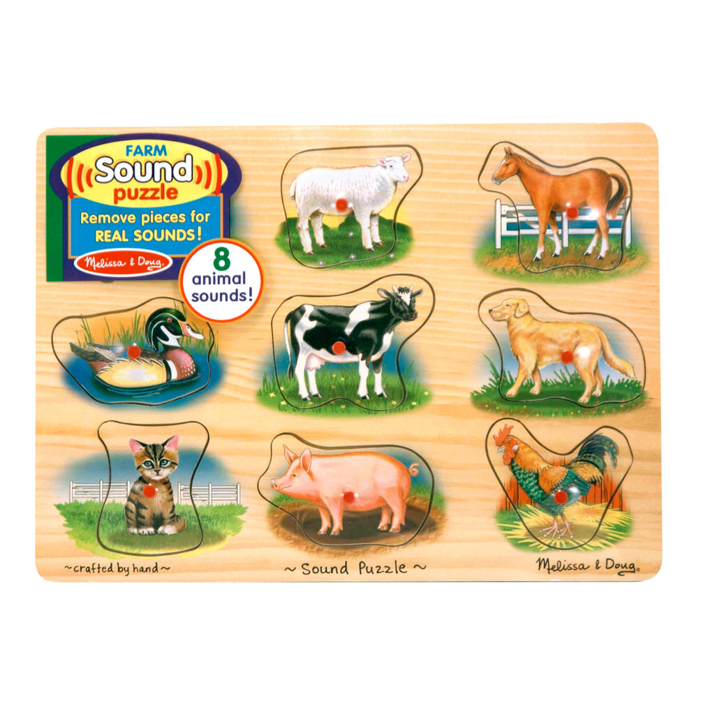 Educational Farm Sound Puzzle - 8 Pieces